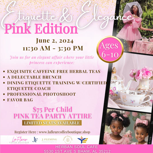 Etiquette & Elegance: Pink Edition Admission Ticket